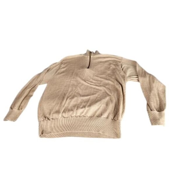 ORVIS Sweater Men Sz XL Merino Wool 1/4 Zip 9G6T Pullover Long Sleeve Winterwear - Picture 1 of 11